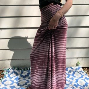 Maxi Skirt - Burgundy